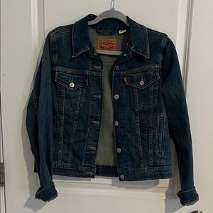 Levi's Indigo Denim Trucker Jacket - Dark Blue
